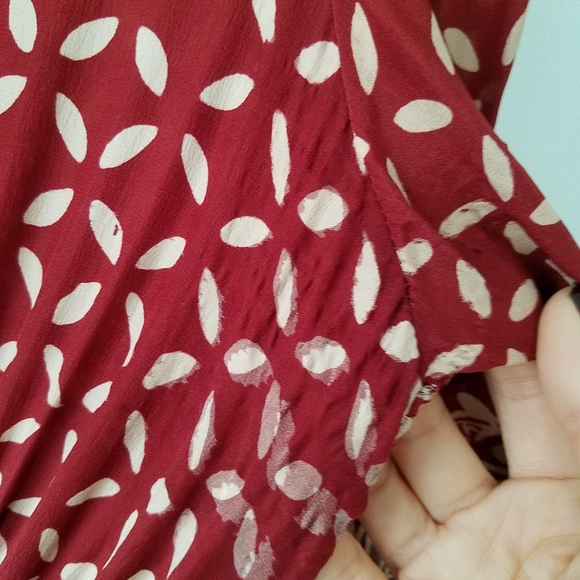 Natalie Martin Collection Silk Laurie Dress in Sand Dollar Rust Size Large - Picture 15 of 16